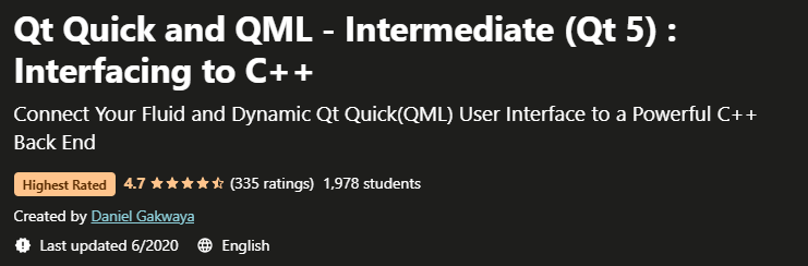 Qt Quick and QML Intermediate Qt 5 Interfacing to Cpp