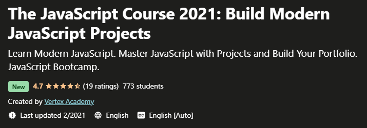 The JavaScript Course 2021 Build Modern JavaScript Projects