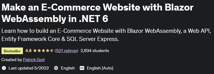 Make an E-Commerce Website with Blazor WebAssembly in .NET 6