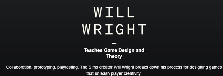 Will Wright Teaches Game Design and Theory