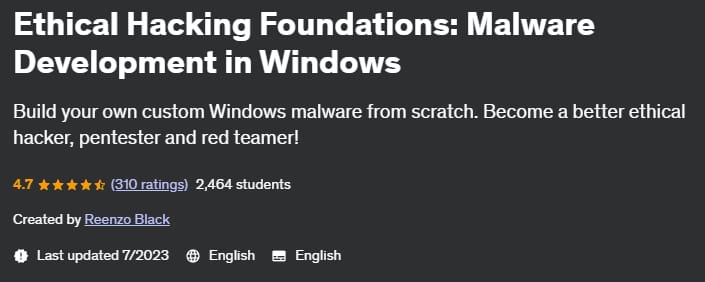 Ethical Hacking Foundations_ Malware Development in Windows