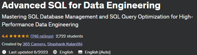 Advanced SQL for Data Engineering