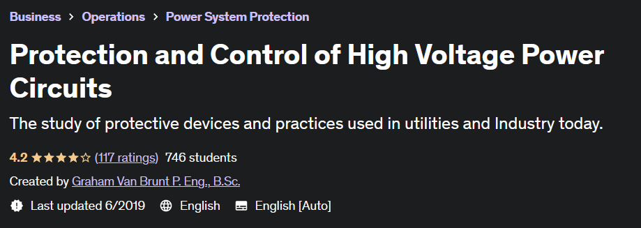 Protection and Control of High Voltage Power Circuits