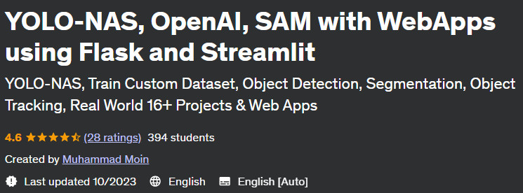 YOLO-NAS OpenAI SAM with WebApps using Flask and Streamlit