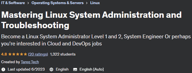 Mastering Linux System Administration and Troubleshooting