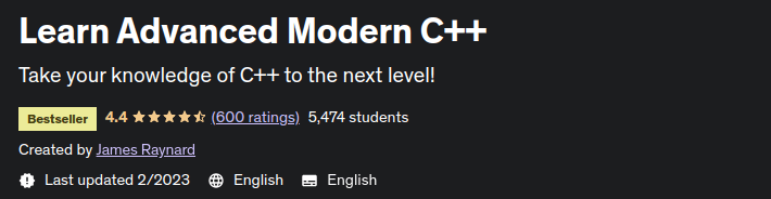 Learn Advanced Modern C++