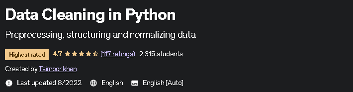 Data Cleaning in Python