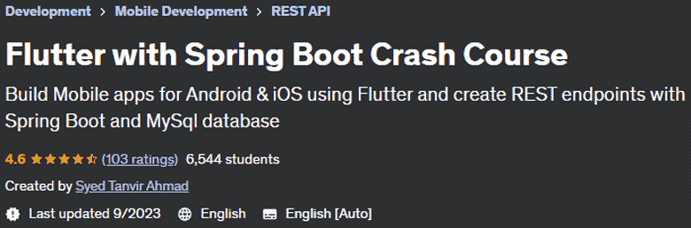 Flutter with Spring Boot Crash Course