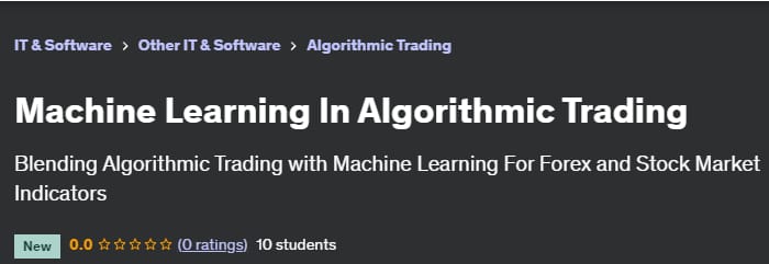 Machine Learning In Algorithmic Trading