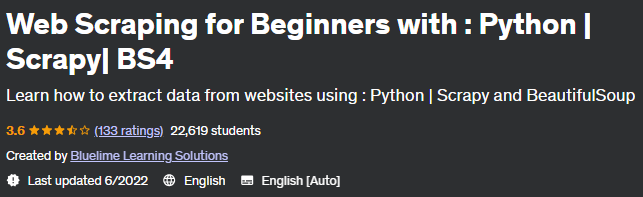 Web Scraping for Beginners with : Python |  Scrappy  BS4