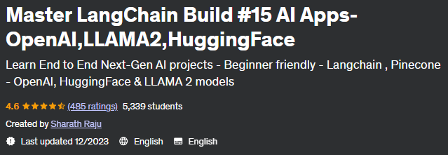 Master LangChain Build #15 AI Apps-OpenAI,LLAMA2,HuggingFace