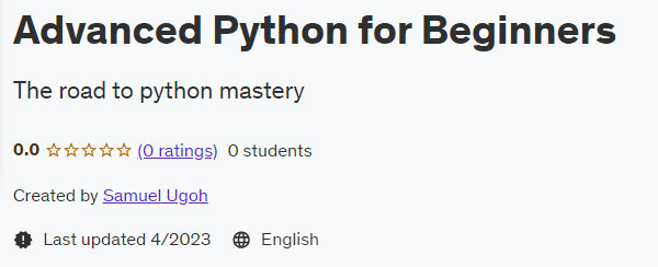 Advanced Python for Beginners