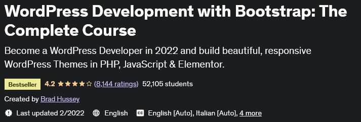 WordPress Development with Bootstrap: The Complete Course