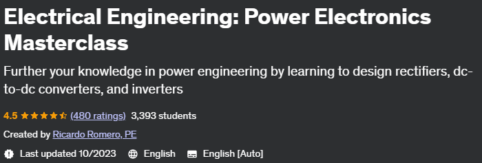 Electrical Engineering_ Power Electronics Masterclass