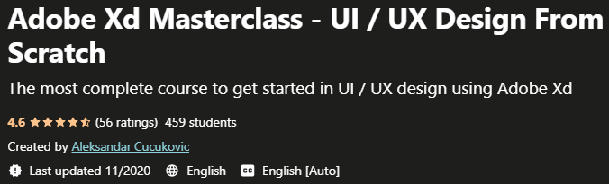 Adobe Xd Masterclass UI UX Design From Scratch