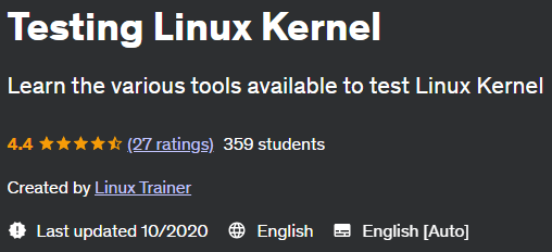 Testing Linux Kernel