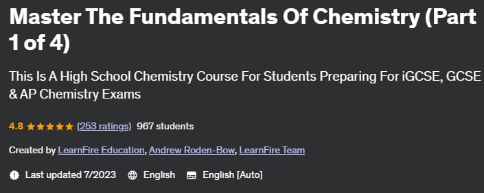 Master The Fundamentals Of Chemistry (Part 1 of 4)