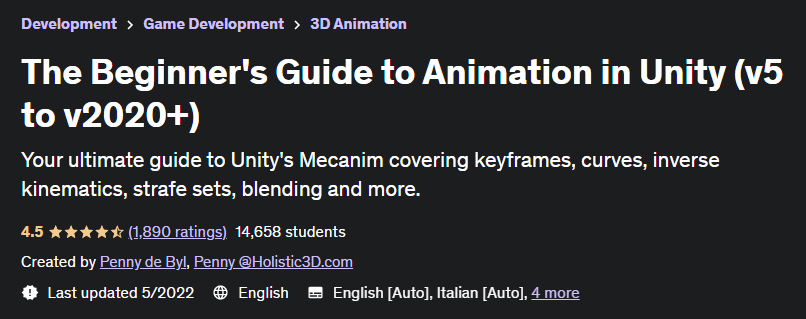 The Beginner's Guide to Animation in Unity