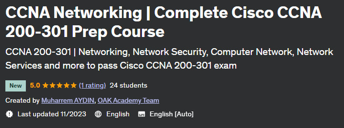 CCNA Networking |  Complete Cisco CCNA 200-301 Prep Course 