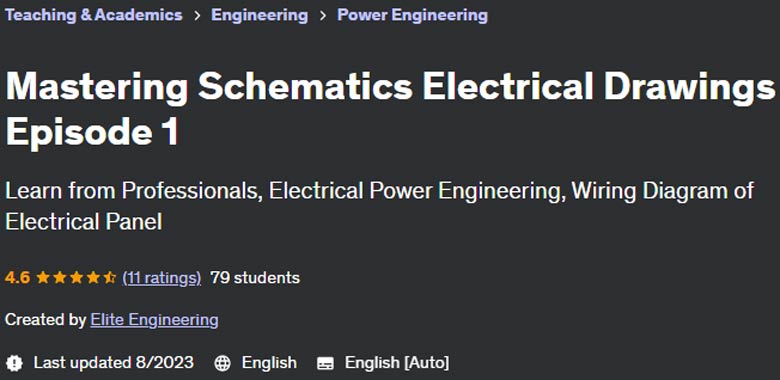 Mastering Schematics Electrical Drawings Episode 1