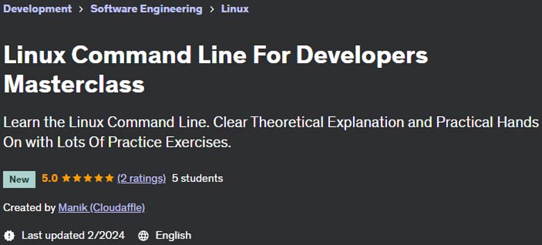 Linux Command Line For Developers Masterclass