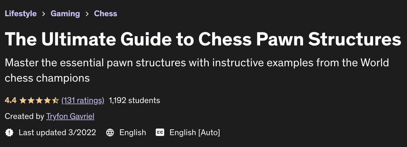 The Ultimate Guide to Chess Pawn Structures