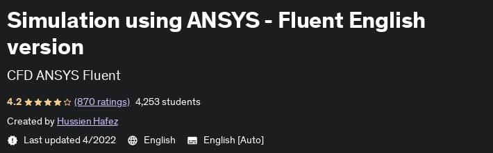 Simulation using ANSYS - Fluent English version