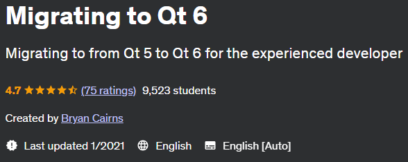 Migrating to Qt 6