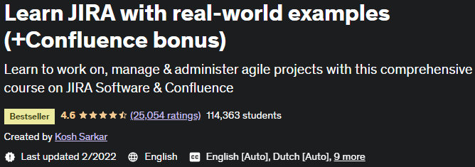 Learn JIRA with real-world examples (+Confluence bonus)