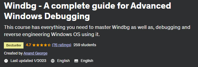 Windbg - A complete guide for Advanced Windows Debugging