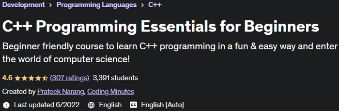 C++ Programming Essentials for Beginners