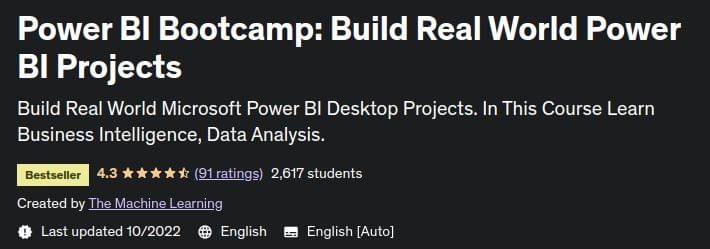 Power BI Bootcamp: Build Real World Power BI Projects