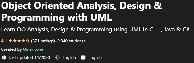 Object Oriented Analysis Design & Programming with UML