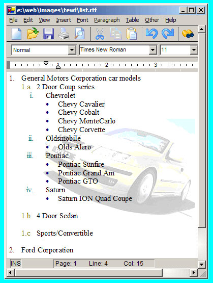 TE Edit Control