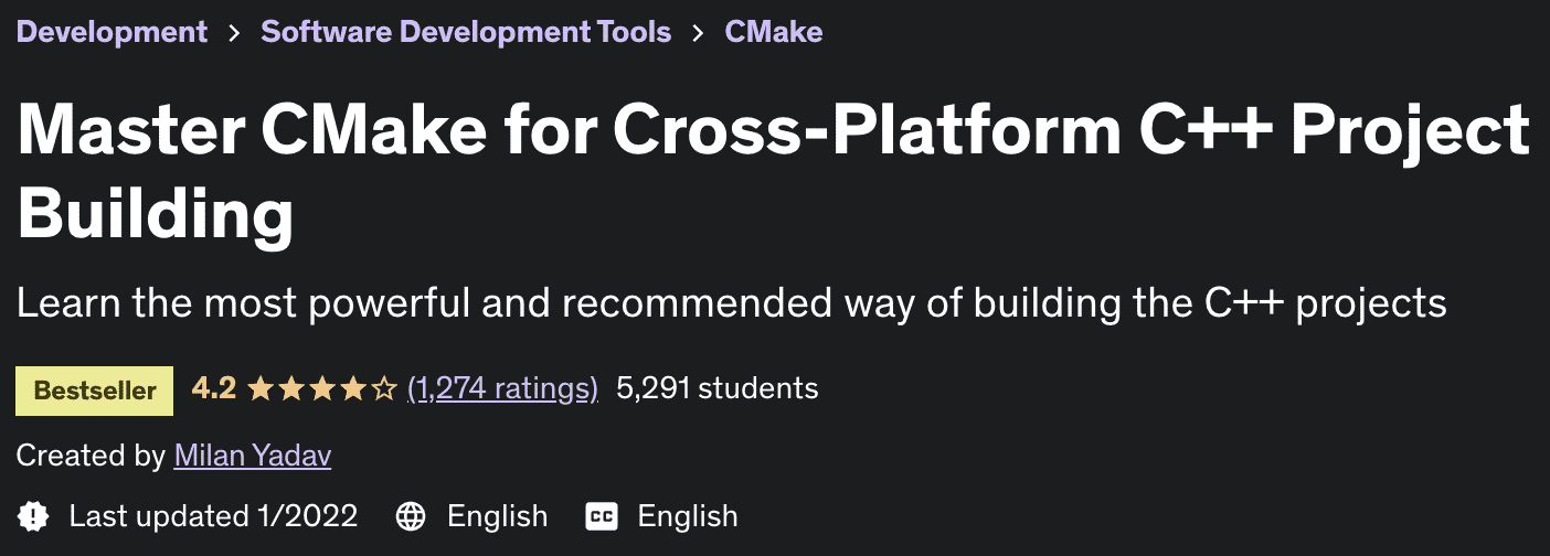 Master CMake for Cross-Platform C++ Project Building