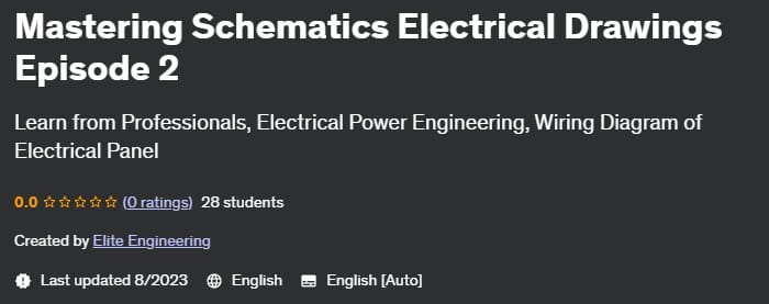 Mastering Schematics Electrical Drawings Episode 2