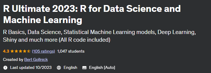 R Ultimate 2023_ R for Data Science and Machine Learning