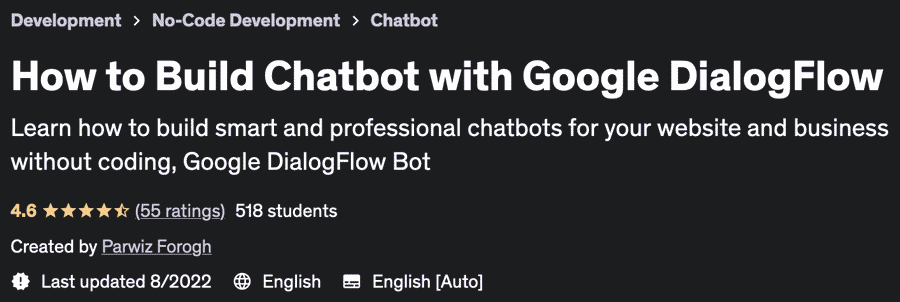 How to Build Chatbot with Google DialogFlow