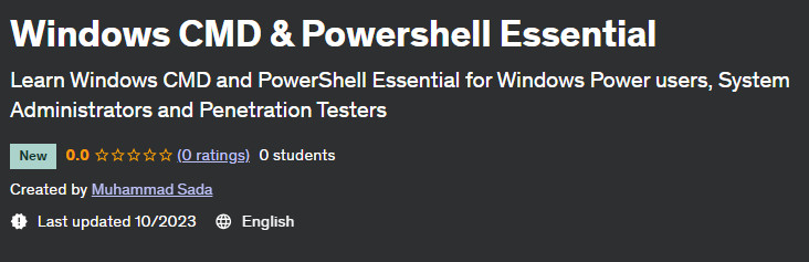 Windows CMD & Powershell Essential 