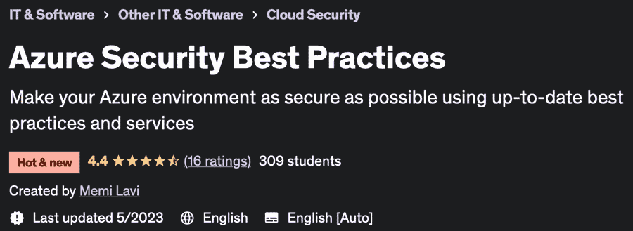 Azure Security Best Practices