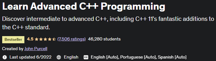 Learn Advanced C++ Programming