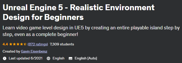 Unreal Engine 5 - Realistic Environment Design for Beginners