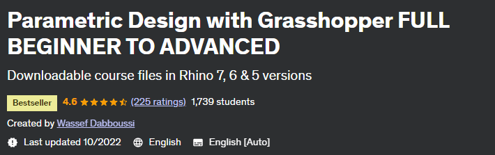 Parametric Design with Grasshopper FULL BEGINNER TO ADVANCED