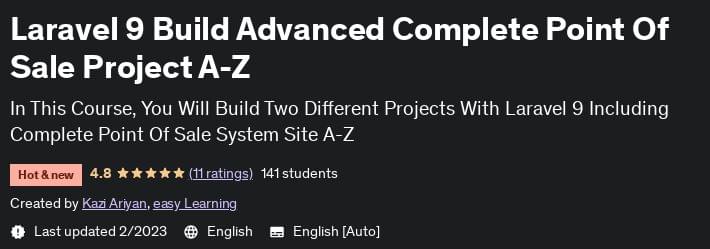 Laravel 9 Build Advanced Complete Point Of Sale Project AZ