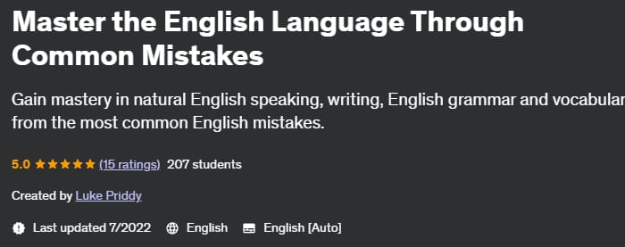 Master the English Language Through Common Mistakes