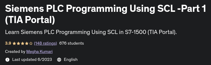 Siemens PLC Programming Using SCL - Part 1 (TIA Portal)