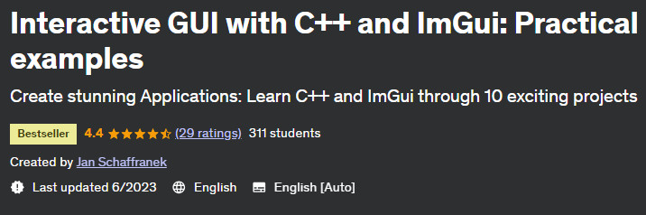 Interactive GUI with C++ and ImGui: Practical examples