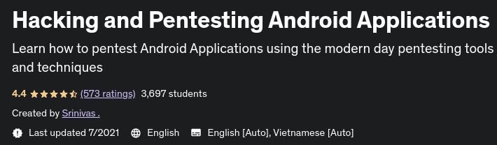 Hacking and Pentesting Android Applications