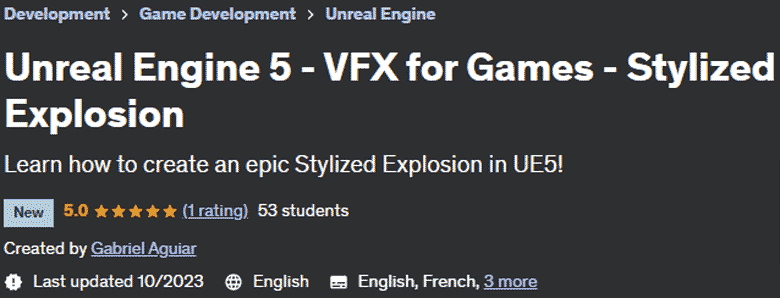 Unreal Engine 5 - VFX for Games - Stylized Explosion