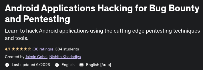 Android Applications Hacking for Bug Bounty and Pentesting